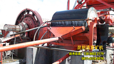 云南昆明滇重礦機(jī)生產(chǎn)的額逆流式磁選機(jī)應(yīng)用現(xiàn)場(chǎng)照片